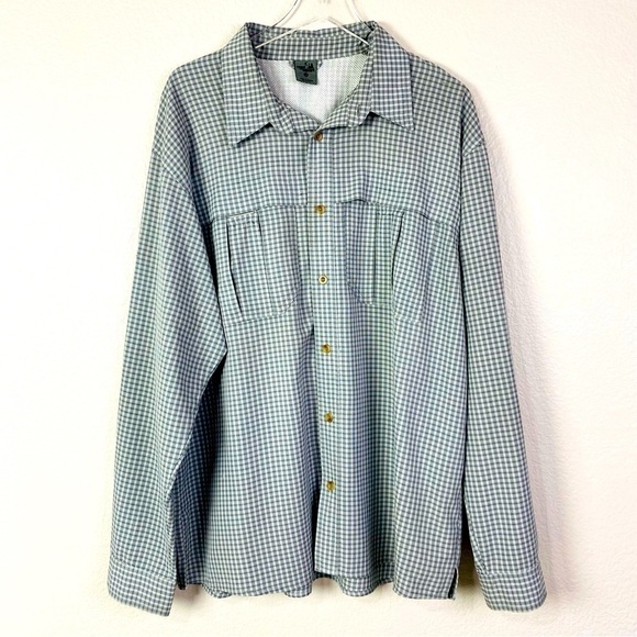 Rugged Exposure Long Sleeve Button Up Fishing Shirt Size XL - Picture 1 of 7